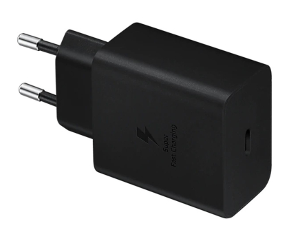 Ładowarka i akumulator SAMSUNG sieciowa 1xUSB-C 45W EP-T4510XBEGEU czarna